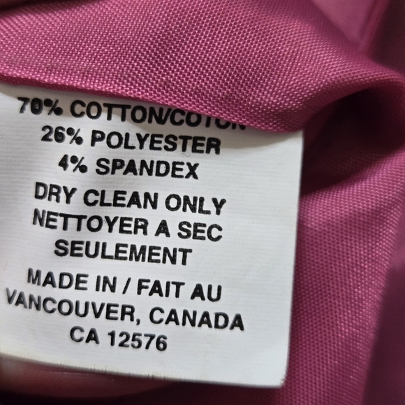 JAQUELINE CONOIR Designer Dark Wash Denim Fitted Blazer. Size 2 - Picture 9 of 11